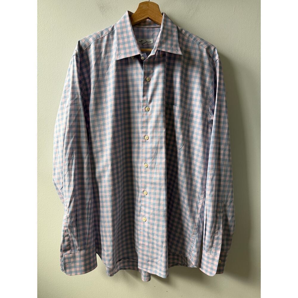 Peter Millar long sleeve button up men's size large